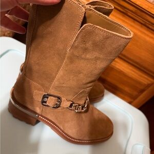 Vince Camuto Brown Suede Heeled Boots